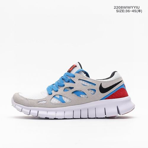 Cheap Nike Free Run 2 Running Shoes Men Women Grey Blue Red Black-03